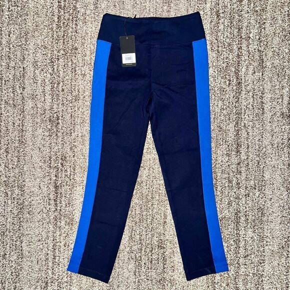 lululemon athletica Pants - Peach Women's Sumida Crop Pant Leggings Colorblock Navy Blue NWT